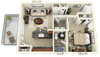 1BR FLOORPLAN